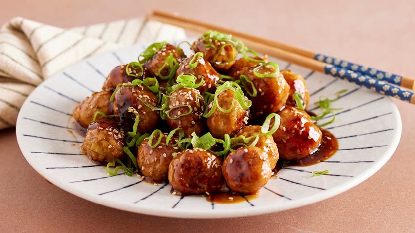Sticky Teriyaki Meatballs